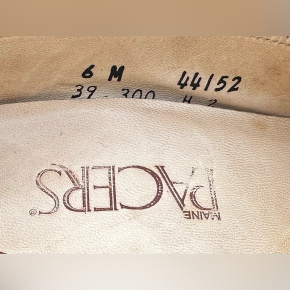 Vintage MAINE PACERS LEATHER LOAFER PUMPS Size 6M (Fits Like 5.5) Made in USA - Picture 9 of 10